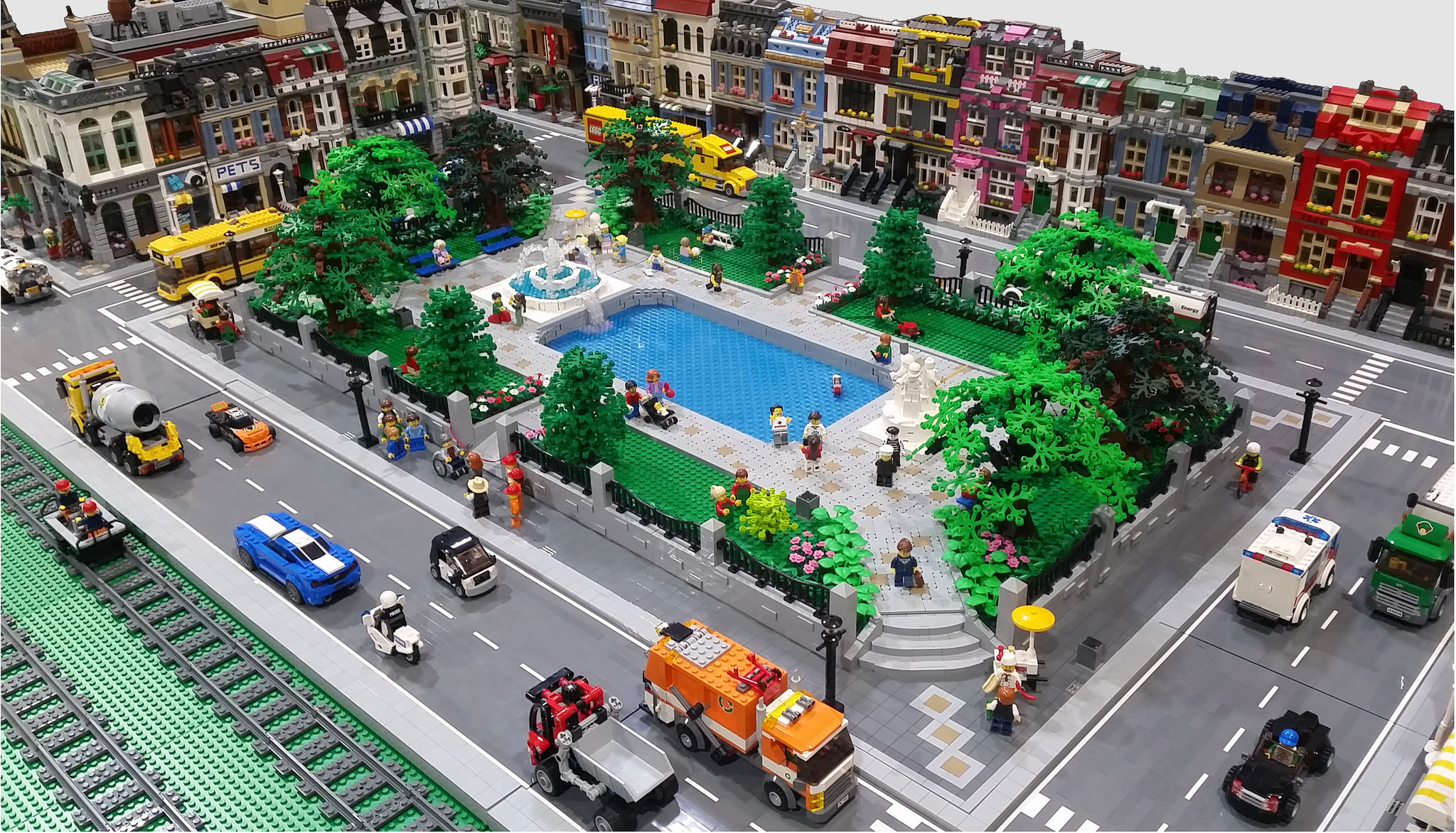 Kustlijn Onweersbui Muildier Modular LEGO City Park | door Magma Xenoliths - Veel Bouwplezier!